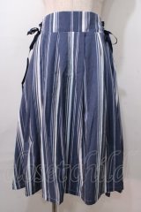 LIZ LISA / マルチストライプフィッシュテイルスカート 0 ネイビー Y-25-08-26-078-LO-SK-SZ-ZT040