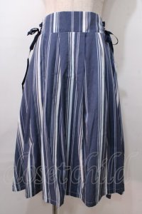 LIZ LISA / マルチストライプフィッシュテイルスカート 0 ネイビー Y-25-08-26-078-LO-SK-SZ-ZT040