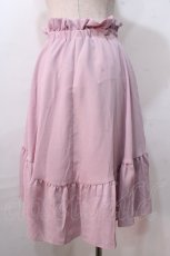 画像2: LIZ LISA / 楊柳シフォン切替スカート 0 ピンク Y-25-08-26-081-LO-SK-SZ-ZT026 (2)