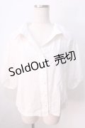 LIZ LISA / 抜き衿シャツ 0 白 Y-25-08-26-019-LO-BL-SZ-ZT027