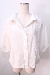 LIZ LISA / 抜き衿シャツ 0 白 Y-25-08-26-019-LO-BL-SZ-ZT027
