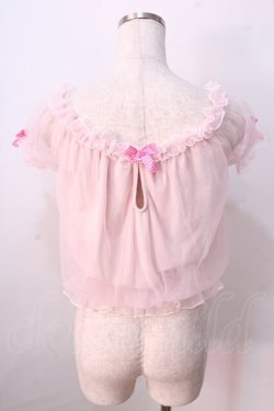 画像2: LIZ LISA / オフショルチェリープリントトップス 0 ピンク Y-25-08-26-026-LO-TO-SZ-ZY