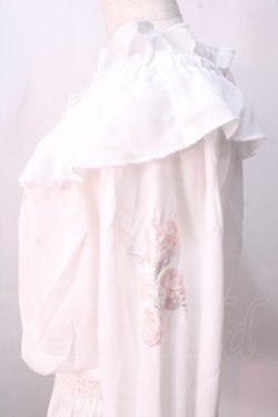 画像3: LIZ LISA / バラ刺繍オフショルブラウス 0 白 Y-25-08-26-027-LO-BL-SZ-ZY