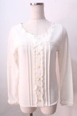 画像1: LIZ LISA / スカラモチーフカットインナー 0 アイボリー Y-25-08-26-028-LO-TO-SZ-ZY