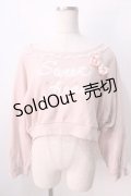 LIZ LISA / クロップド丈トップス 0 ピンク Y-25-08-26-035-LO-TO-SZ-ZY