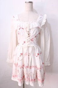 LIZ LISA / スイーツシンデレラ柄ワンピース 0 ホワイト Y-25-08-26-037-LO-OP-SZ-ZT005