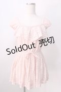 LIZ LISA / レース切替ミニワンピ 0 ピンク Y-25-08-26-038-LO-OP-SZ-ZH