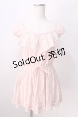 LIZ LISA / レース切替ミニワンピ 0 ピンク Y-25-08-26-038-LO-OP-SZ-ZH