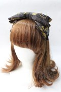 metamorphose / Classic frame リボンカチューシャ  黒 Y-25-08-30-059-ME-AC-SZ-ZY
