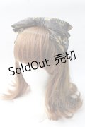 metamorphose / Classic frame リボンカチューシャ  黒 Y-25-08-30-059-ME-AC-SZ-ZY