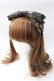 画像1: metamorphose / Classic frame リボンカチューシャ  黒 Y-25-08-30-059-ME-AC-SZ-ZY (1)
