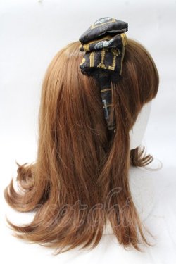 画像3: metamorphose / Classic frame リボンカチューシャ  黒 Y-25-08-30-059-ME-AC-SZ-ZY