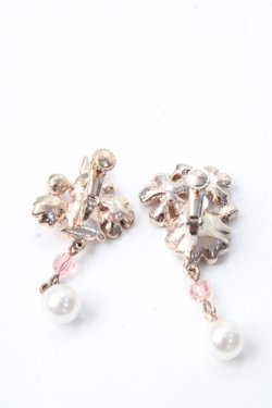 画像2: axes femme / ラビット×フラワーイヤリング  ゴールド Y-25-08-30-006-AX-AC-SZ-ZY