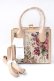 画像1: axes femme / ゴブラン柄がま口BAG  ベージュ Y-25-08-30-073-AX-BG-SZ-ZY (1)
