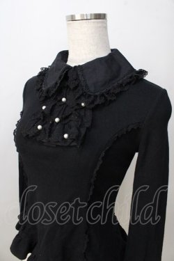 画像3: Angelic Pretty / パールレースジャボカットソー  黒 Y-25-08-30-083-AP-TO-SZ-ZY