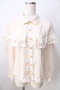 LIZ LISA / ケープブラウス 0 薄ピンク Y-25-08-30-086-LO-BL-SZ-ZY