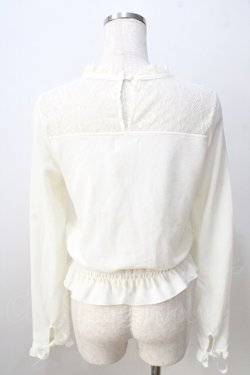 画像2: LIZ LISA / ハイネックブラウジングトップス 0 オフ白 Y-25-08-30-091-LO-TO-SZ-ZY
