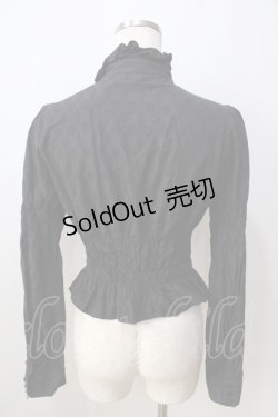 画像2: PEACE NOW / ウエストシャーリングブラウス M 黒 Y-25-08-30-093-PU-BL-SZ-ZY