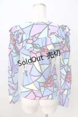 画像2: MILK / ステンドグラストップス  ブルー Y-25-08-30-094-ML-TO-SZ-ZY