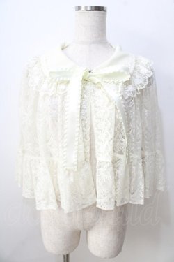 画像1: MAM / レースケープ・クレール・ド・リュンヌ・ローズケープ  生成り Y-25-08-30-104-LO-JA-SZ-ZY