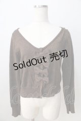 metamorphose / 4つリボンカーディガン  ブラウン3 Y-25-08-30-108-ME-TO-SZ-ZY
