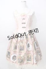 BABY,THE STARS SHINE BRIGHT / バロックを探して~天使が祝福する至福の美術館巡り~コルセットジャンパースカート  ピンク Y-25-08-30-111-BA-OP-SZ-ZY