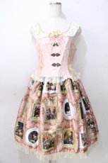 画像1: BABY,THE STARS SHINE BRIGHT / バロックを探して~天使が祝福する至福の美術館巡り~コルセットジャンパースカート  ピンク Y-25-08-30-111-BA-OP-SZ-ZY (1)