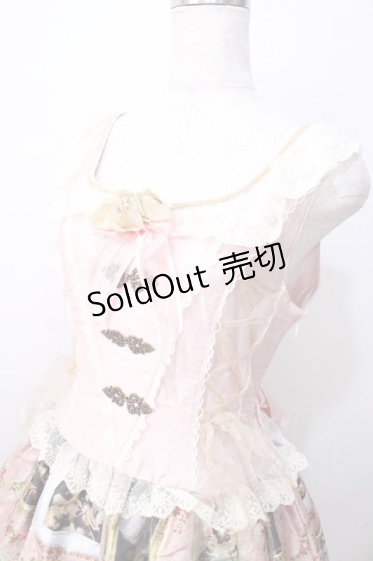 画像3: BABY,THE STARS SHINE BRIGHT / バロックを探して~天使が祝福する至福の美術館巡り~コルセットジャンパースカート  ピンク Y-25-08-30-111-BA-OP-SZ-ZY (3)