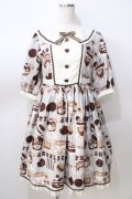 Angelic Pretty / Cream Cookie Paradeワンピース  グレー Y-25-08-30-115-AP-OP-SZ-ZY