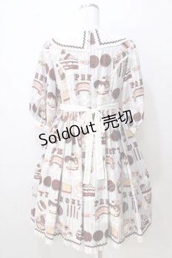 画像2: Angelic Pretty / Cream Cookie Paradeワンピース  グレー Y-25-08-30-115-AP-OP-SZ-ZY