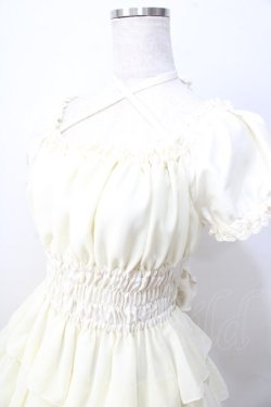 画像3: Pina sweetcollection / シフォンフリルワンピース  生成り Y-25-08-30-117-LO-OP-SZ-ZY