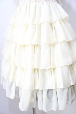 画像4: Pina sweetcollection / シフォンフリルワンピース  生成り Y-25-08-30-117-LO-OP-SZ-ZY