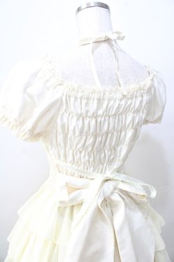 画像5: Pina sweetcollection / シフォンフリルワンピース  生成り Y-25-08-30-117-LO-OP-SZ-ZY