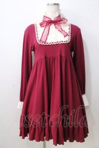 MAM MAXICIMAM / スウィートクラシカル ジレ風ワンピース   Y-25-08-30-118-LO-OP-SZ-ZY