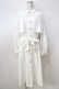 画像1: axes femme / 後レースアップトレンチコート F 白 Y-25-08-30-121-AX-CO-SZ-ZY (1)