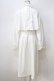 画像2: axes femme / 後レースアップトレンチコート F 白 Y-25-08-30-121-AX-CO-SZ-ZY (2)