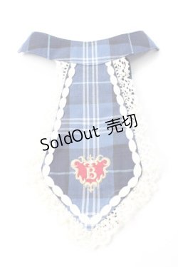 画像1: BABY,THE STARS SHINE BRIGHT / タータンチェックネクタイ  青 Y-25-08-30-016-BA-ZA-SZ-ZY