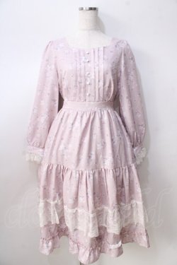 画像1: axes femme / SAKURAティアードワンピース F ピンク Y-25-08-30-127-AX-OP-SZ-ZY