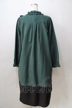 画像2: axes femme / 巻きバラ付フリルワンピース  グリーン Y-25-08-30-128-AX-OP-SZ-ZY