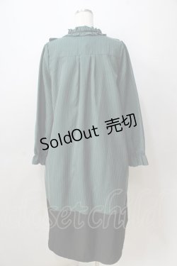 画像2: axes femme / 巻きバラ付フリルワンピース  グリーン Y-25-08-30-128-AX-OP-SZ-ZY