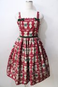axes femme kawaii / フラッフィベアジャンスカ M ワイン Y-25-08-30-131-AX-OP-SZ-ZY