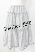 m petit by misako / NINA'Sギャザースカート  黒 Y-25-08-30-140-LO-SK-SZ-ZY