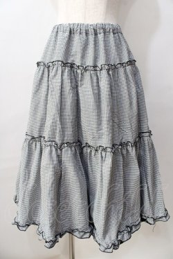 画像1: m petit by misako / NINA'Sギャザースカート  黒 Y-25-08-30-140-LO-SK-SZ-ZY