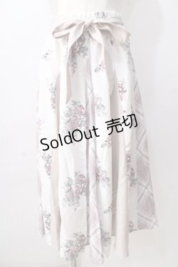 画像1: axes femme / パッチワークミディスカート  ピンク Y-25-08-30-142-AX-SK-SZ-ZY