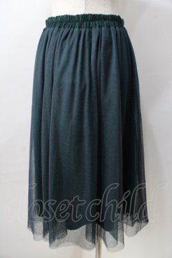 画像2: axes femme / レースフィッシュテールスカート  グリーン Y-25-08-30-147-AX-SK-SZ-ZY