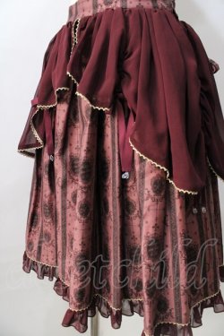 画像3: metamorphose / ロイヤルオーナメントスカート  ワイン Y-25-08-30-154-ME-SK-SZ-ZY