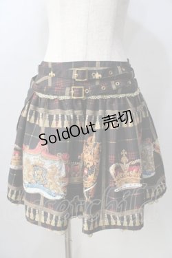 画像1: ALICE and the PIRATES / Royal crown's tea package スカート  黒 Y-25-08-30-165-PA-SK-SZ-ZY