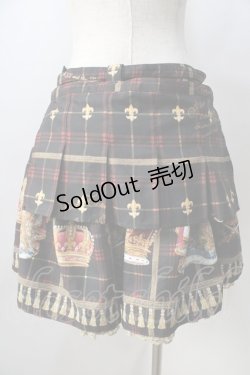画像2: ALICE and the PIRATES / Royal crown's tea package スカート  黒 Y-25-08-30-165-PA-SK-SZ-ZY