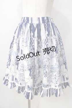 画像1: BABY,THE STARS SHINE BRIGHT / Marie Antoinette〜美しき王妃の華麗なる肖像〜スカート  青 Y-25-08-30-173-BA-SK-SZ-ZY
