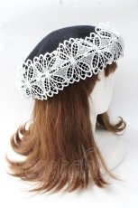 画像3: m petit by misako / TT*AMレースBベレー  黒 Y-25-08-30-051-LO-AC-SZ-ZTK016 (3)